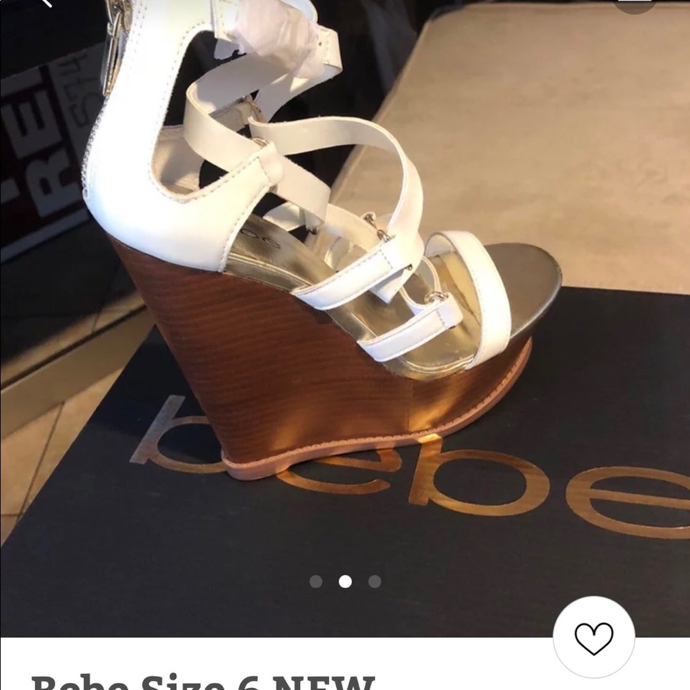 Bebe wedge sandals